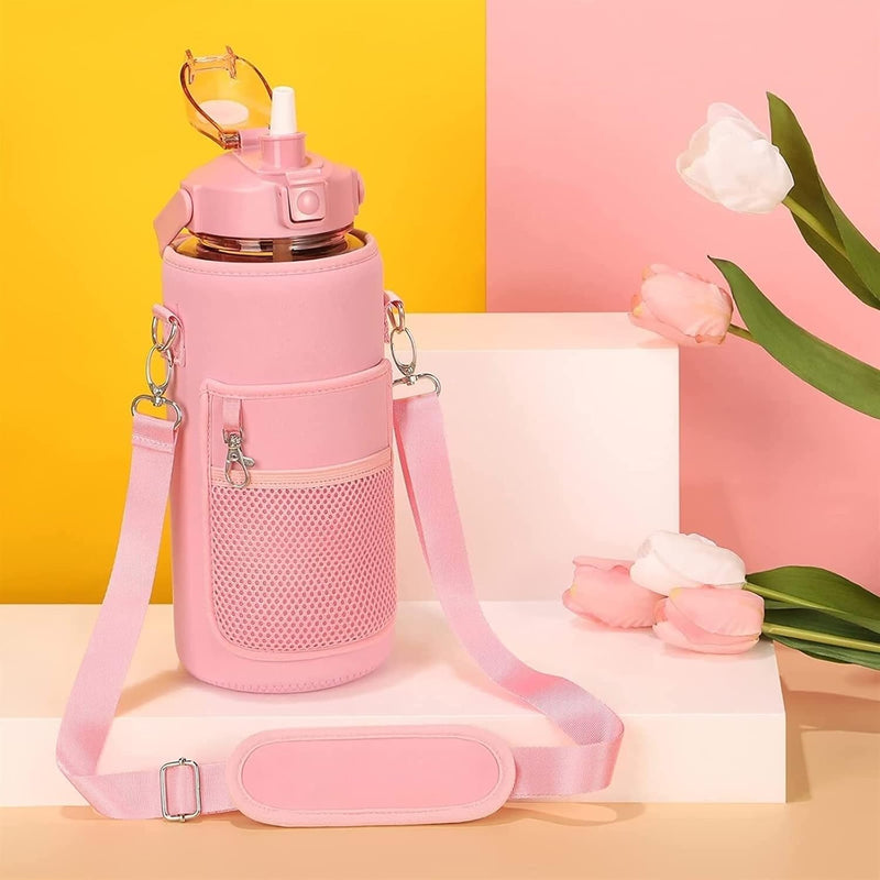 Water Bottle Pouch-Pink