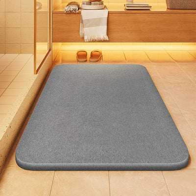 Diatom Mud Bath Mat- Dark Grey