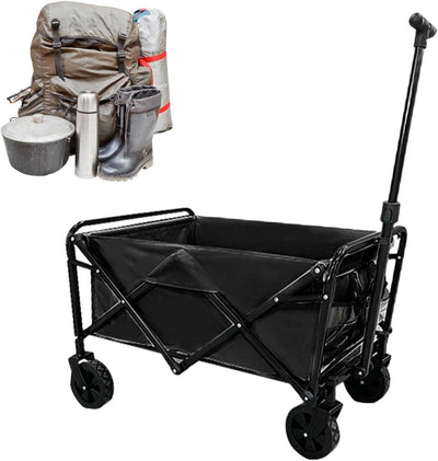 Multiuse Foldable Cart - Black