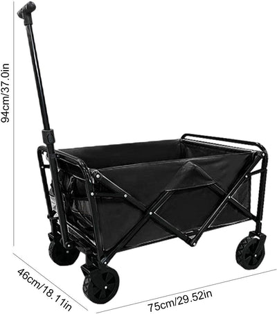 Multiuse Foldable Cart - Black