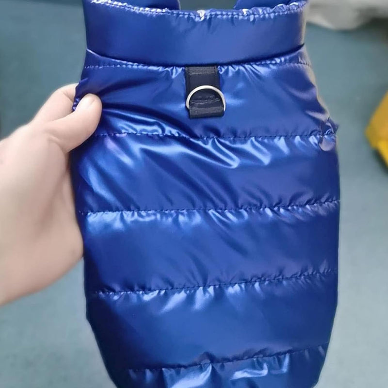 Snoozle Dog Jacket - Medium - Blue - Rex