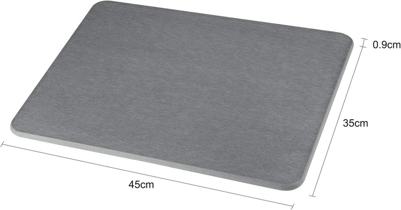Diatom Mud Bath Mat- Dark Grey
