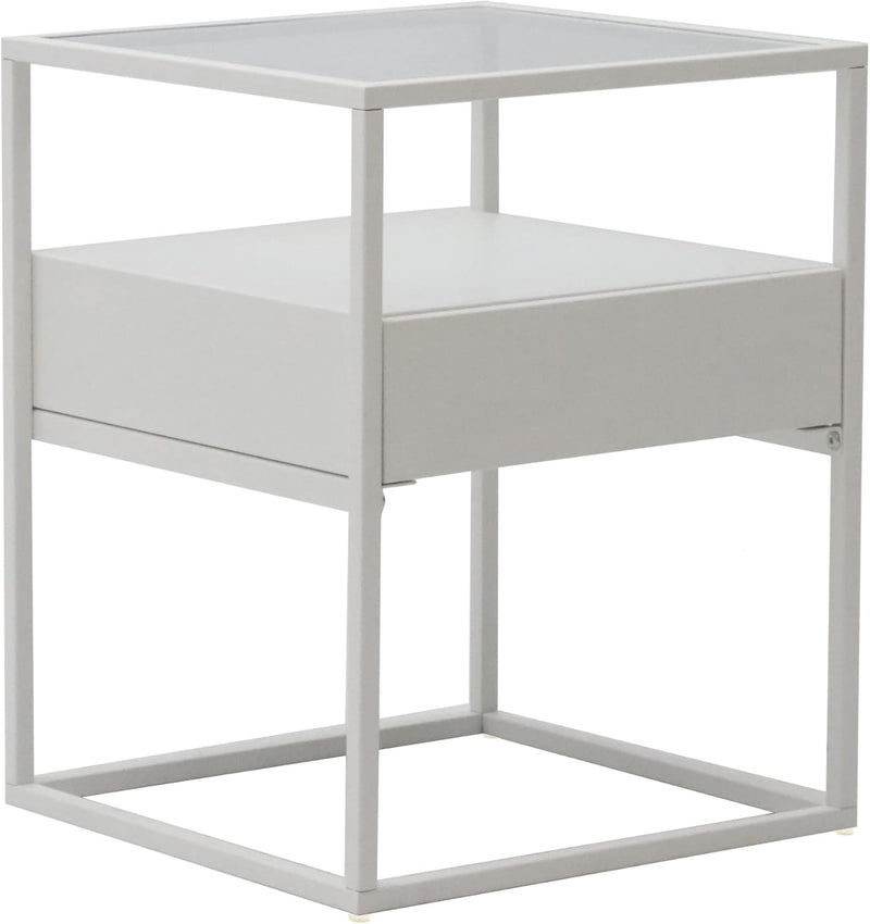 Fine Living Athens Side Table - White - Fine Living