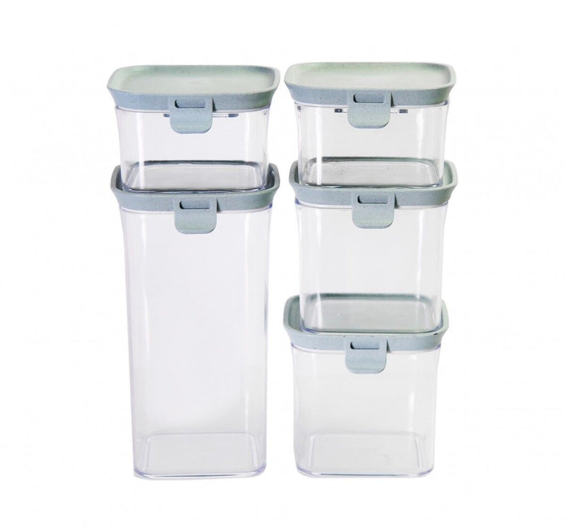 Lock Storage Container Set - 5pc-Blue