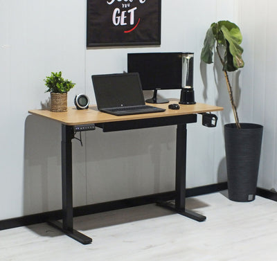 Versa Height Adjustable Desk - L. Wood - Fine Living