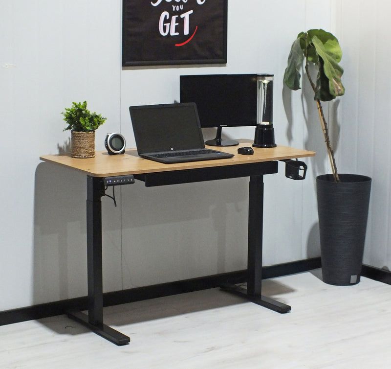 Versa Height Adjustable Desk - L. Wood - Fine Living