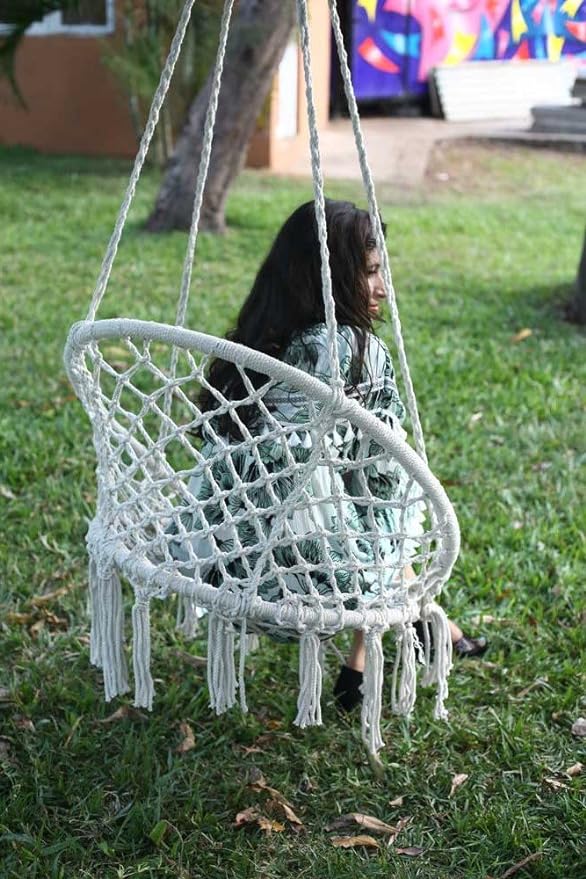 Tahiti Crochet Hammock- White