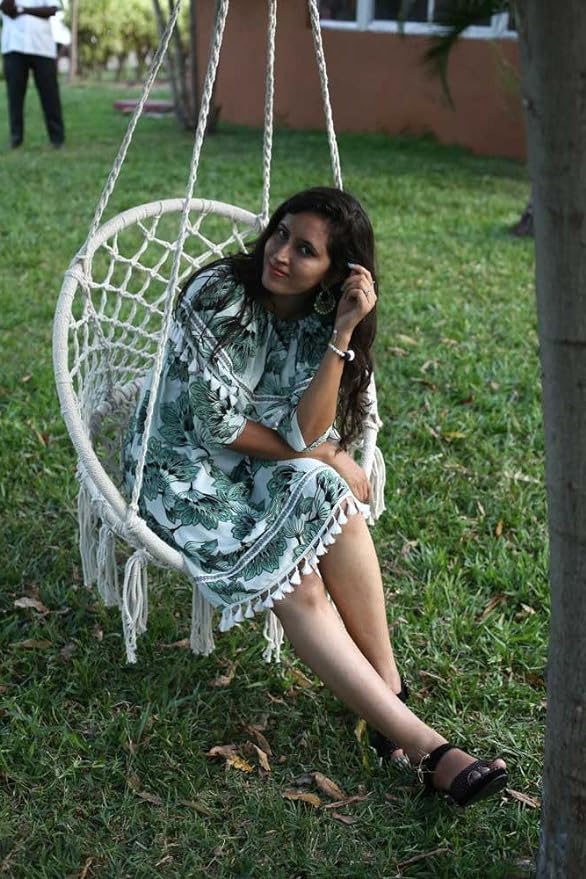 Tahiti Crochet Hammock- White