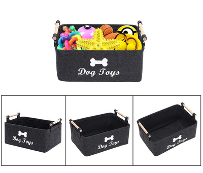 Felt Pet Storage Bag - Black - Rex