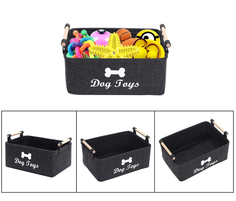 Felt Pet Storage Bag - Black - Rex