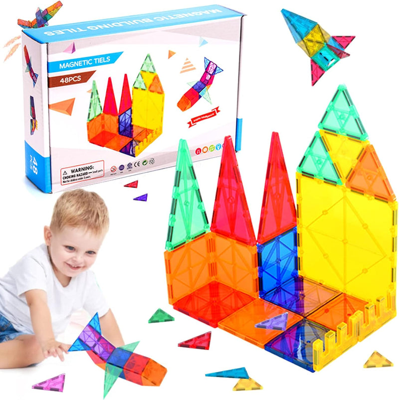 48pcs Magnetic 3D Building Tiles - Jeronimo