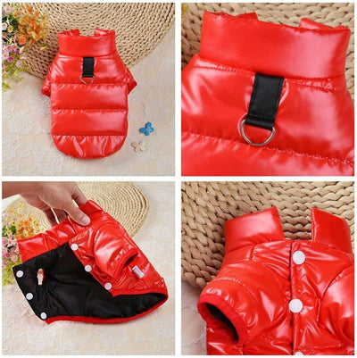 Snoozle Dog Jacket - Mediuml - Red - Rex