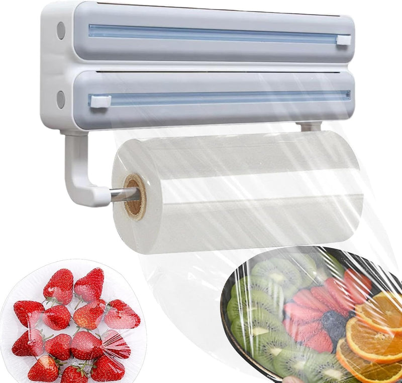 Plastic Film Cutter and Paper Towel Holder - Fine Living