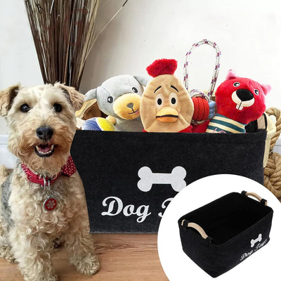 Felt Pet Storage Bag - Black - Rex