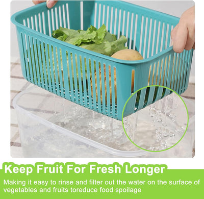 Multifunctional Airtight Drainer Food Storage