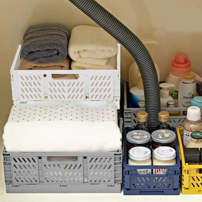 Fine Living Folding Crate Small - Grey
