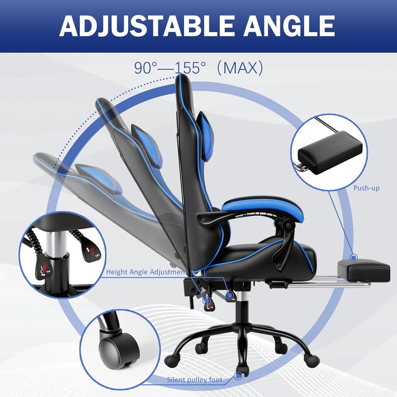 CyberPulse Gaming chair - Blue/Black
