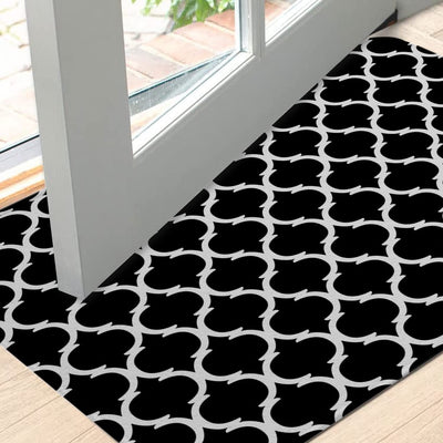 FlowEase- Black - Rectangle Bath Mat - 40*60cm