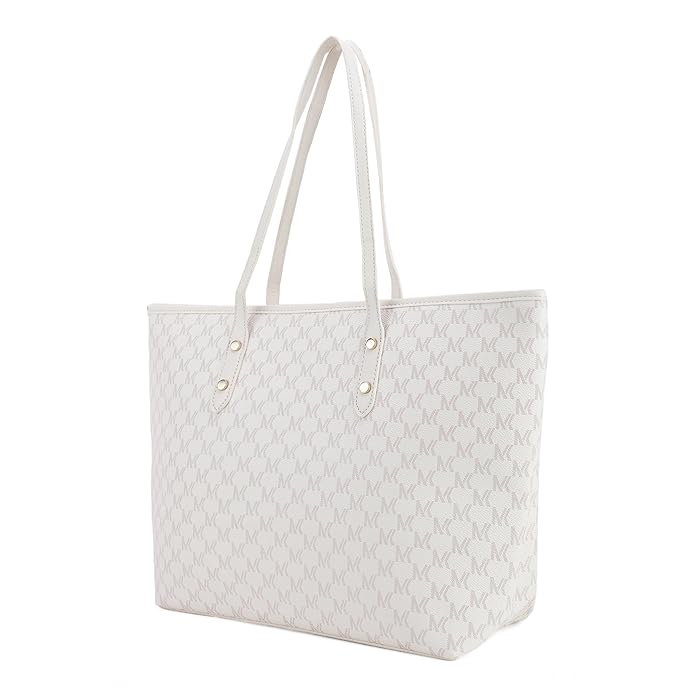 Vinova Tote 2pc - White/Grey