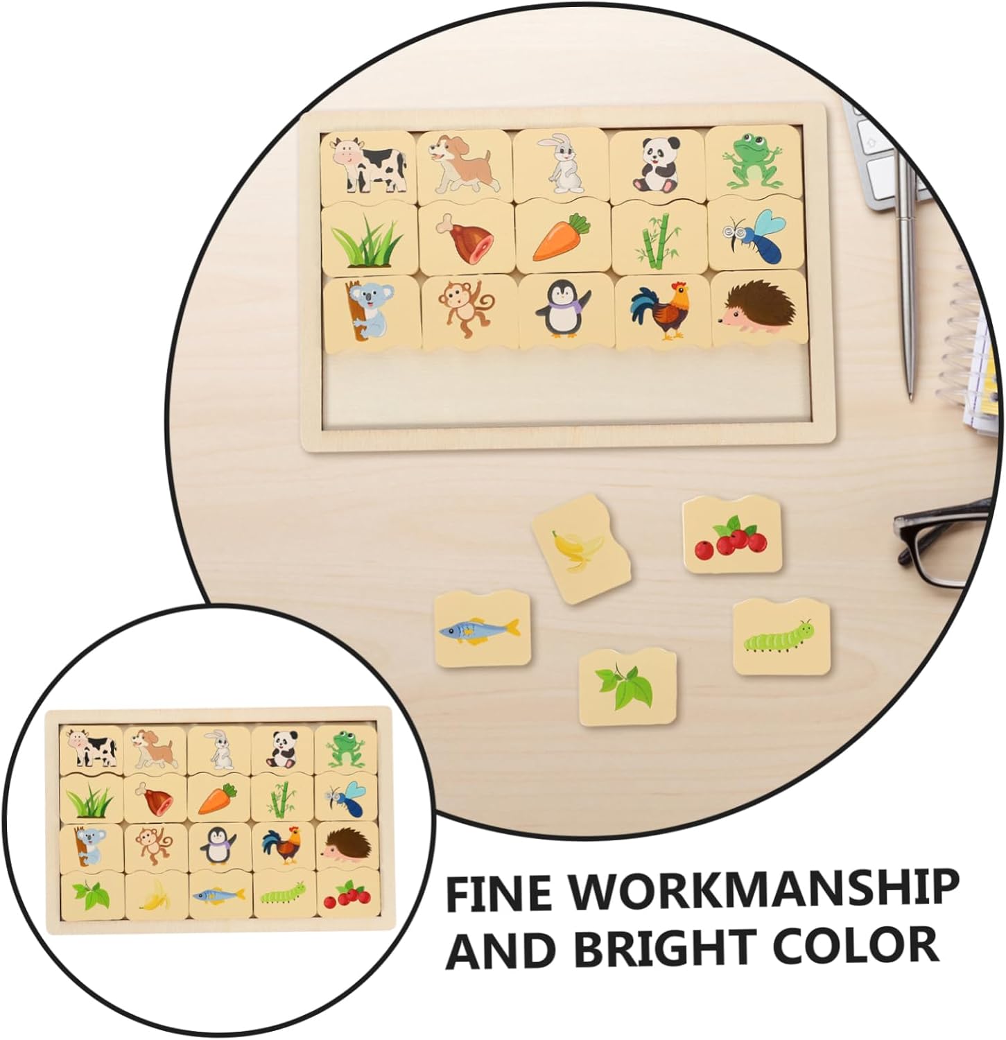 Number Animal Matching Puzzle Calasca