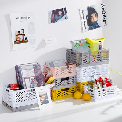 Fine Living Folding Crate Small - Grey
