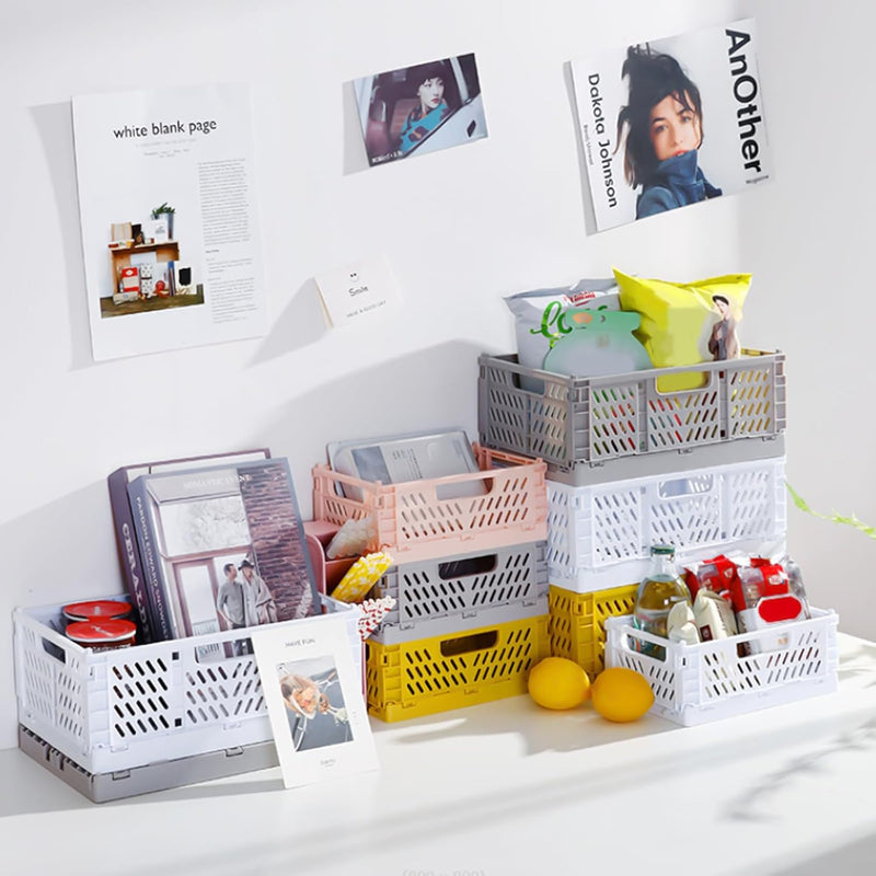 Fine Living Folding Crate Small - Grey