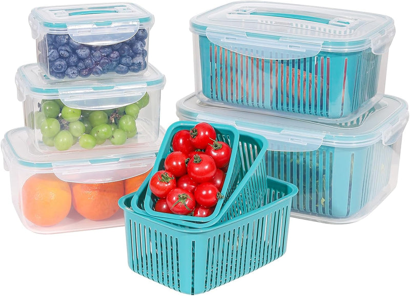 Multifunctional Airtight Drainer Food Storage