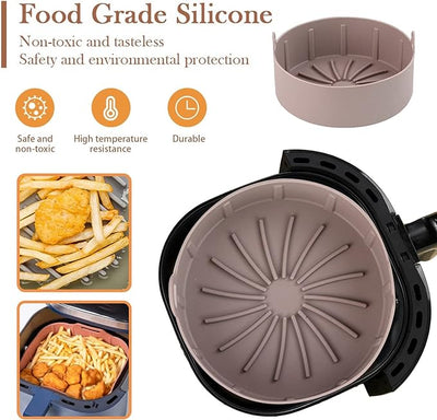 Bake and Fry Dual Silicone Liner - Round