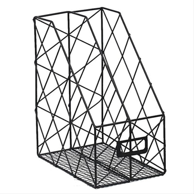 2 Sectional File Holder - Black