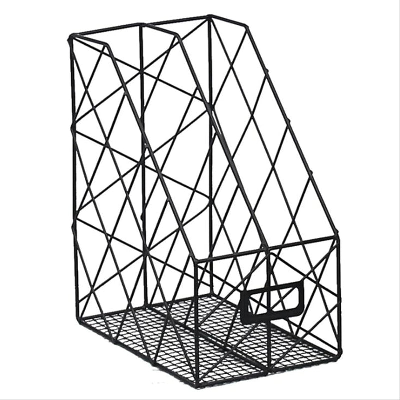 2 Sectional File Holder - Black