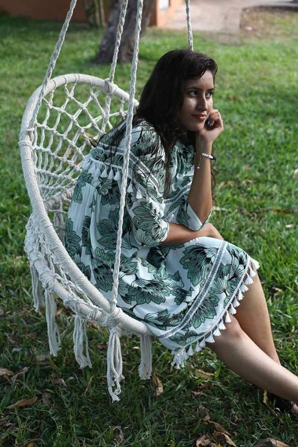 Tahiti Crochet Hammock- White