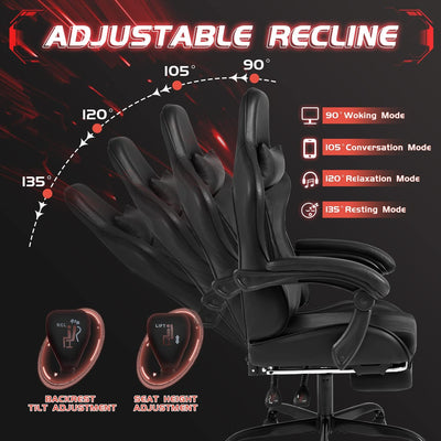 CyberPulse Gaming chair - Black