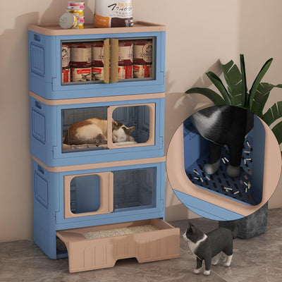 Nala Cat Foldable Villa- Rex