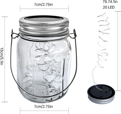 LED Solar Jar Light