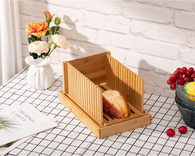 Bamboo Bread Slicer - Fine Living