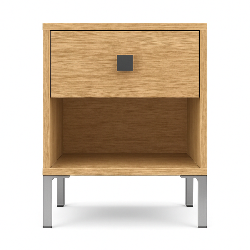 Selene 1 Drawer with UnderShelf Side Table - Mias Home