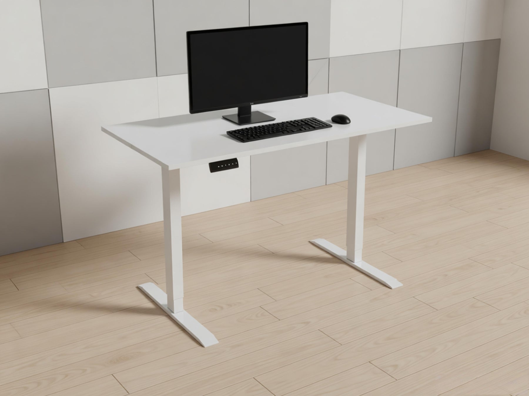 Elite Height Adjustable Desk - White - Fine Living – Calasca