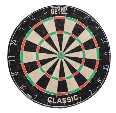 GetUp Classic Dartboard with Cabinet