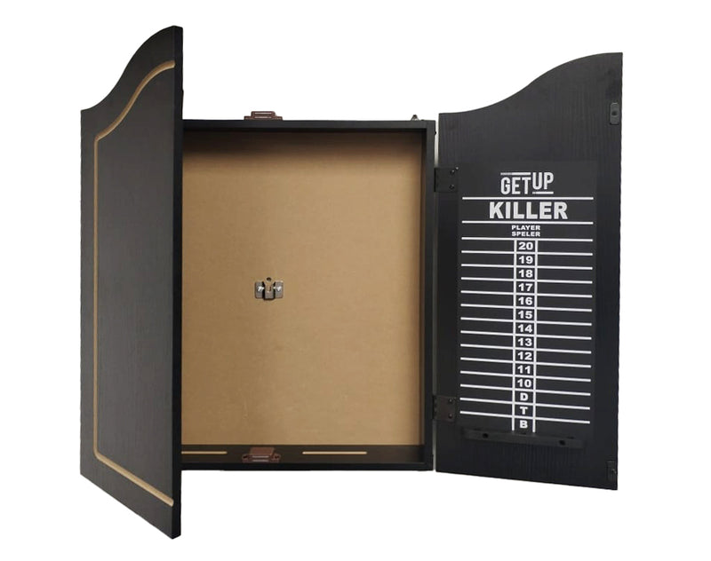 GetUp Classic Dartboard with Cabinet