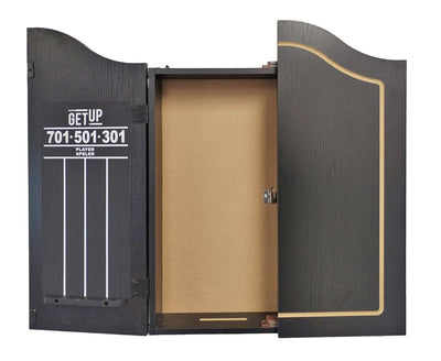 GetUp Classic Dartboard with Cabinet
