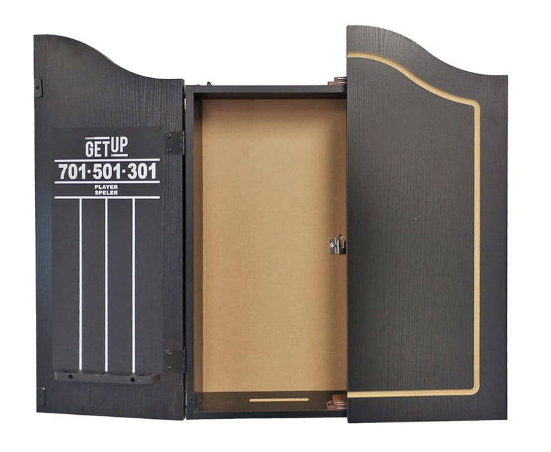 GetUp Classic Dartboard with Cabinet