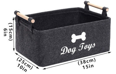 Felt Pet Storage Bag - Black - Rex