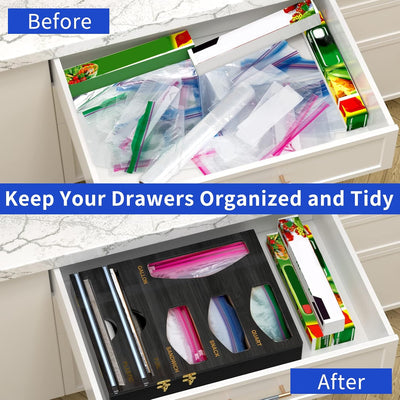 Ziplock Bag Organizer Box - Fine Living