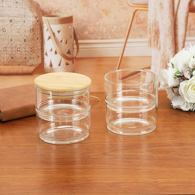 2PCS Glass Jars