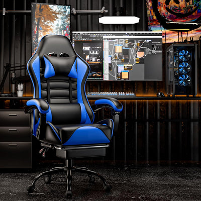 CyberPulse Gaming chair - Blue/Black