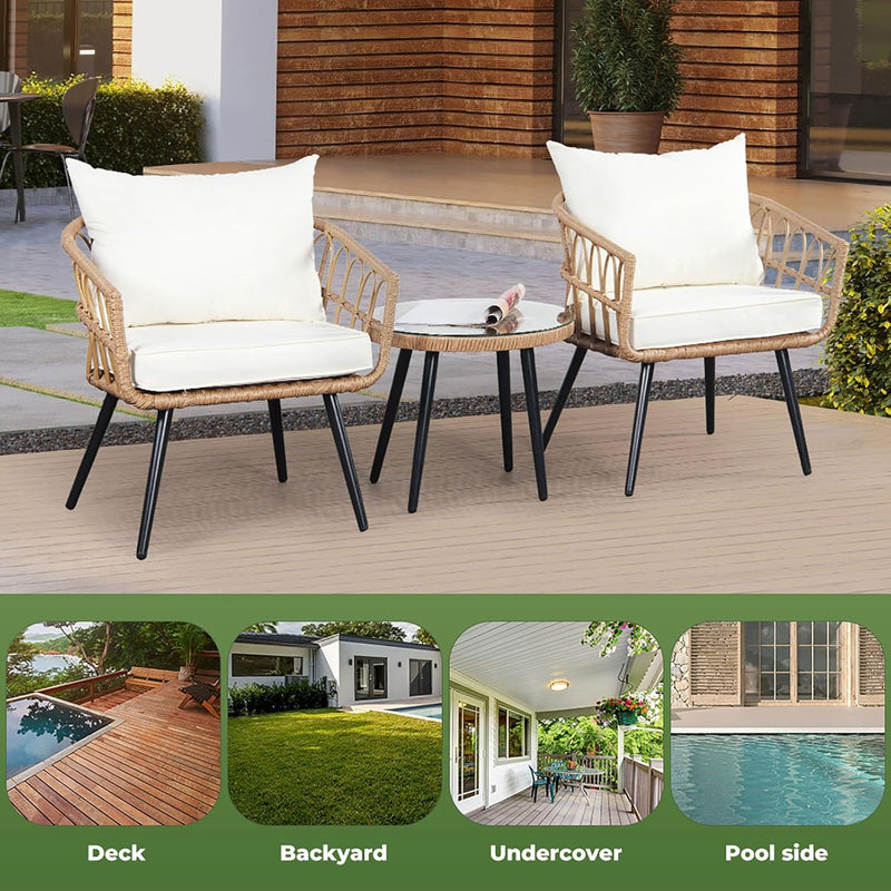 Seychelles  3pc Patio Set - Fine Living