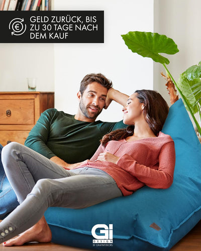 Fine Living Indoor Hand Stitch Bean Bag - D.Grey