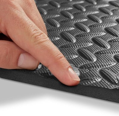 Pro EVA Foam 60*60cm Interlocking Tiles -4pc - Black