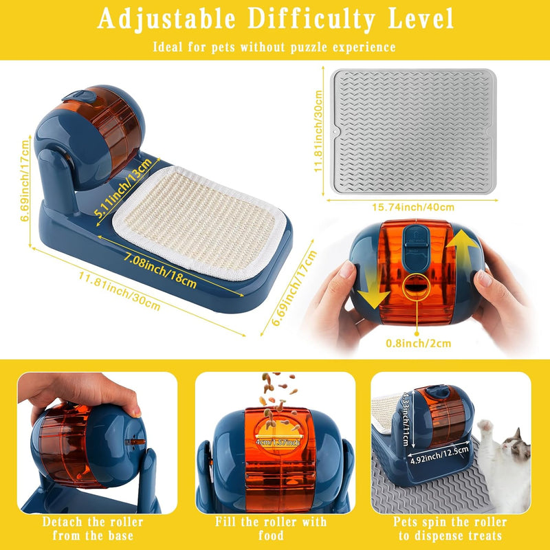 Ziggy Slow Feeding Pet Roller - Rex