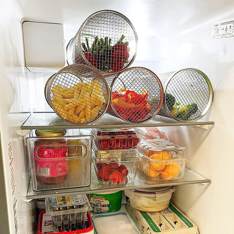 Rolling Grill Basket - Fine Living, 2pcs set